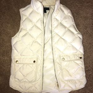 J Crew Cream Vest